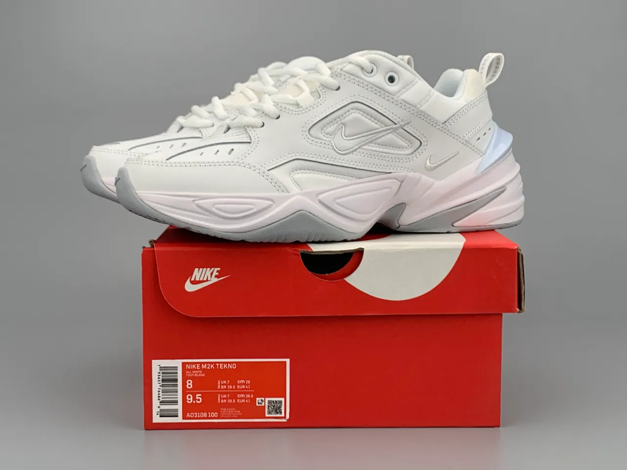 Nike M2K Tekno White Light Blue Chunky Sneakers 3