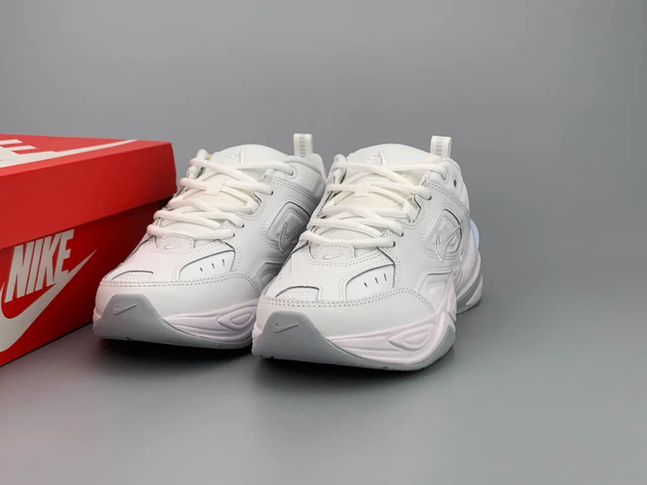 Nike M2K Tekno White Light Blue Chunky Sneakers 4