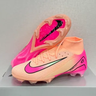 Nike Mercurial Superfly Gradient Peach Pink Firm-Ground Soccer Shoes