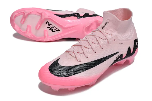 Nike Mercurial Superfly Pink and Black Firm-Ground Soccer Shoes 3