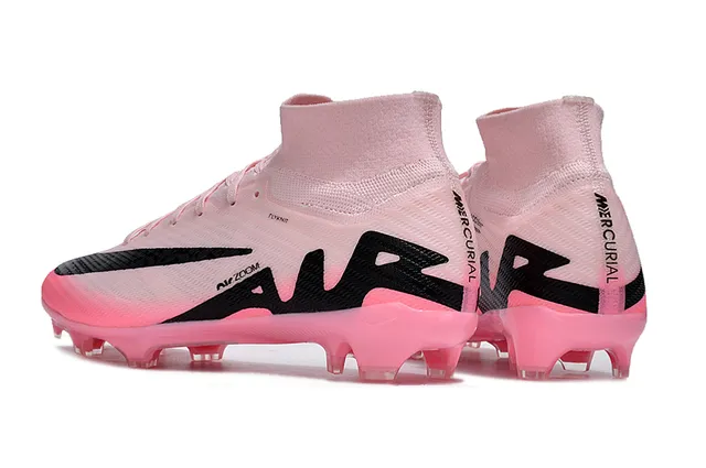 Nike Mercurial Superfly Pink and Black Firm-Ground Soccer Shoes 4