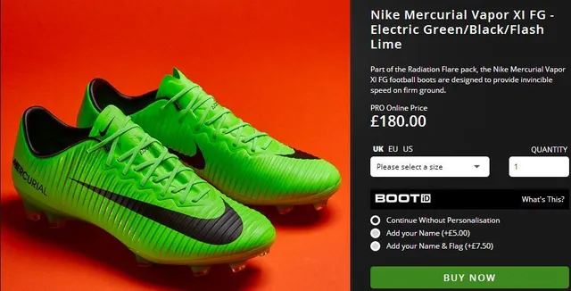 Nike Mercurial Vapor Black White Yellow Firm-Ground Soccer Shoes 10