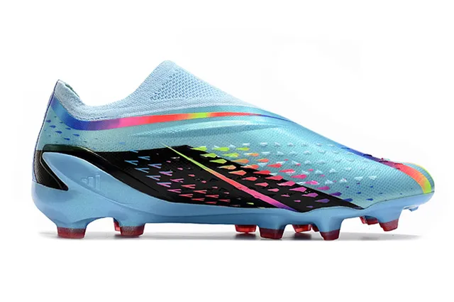 Nike Mercurial Vapor Blue Multicolor Sock-Fit Upper Translucent Light Chassis Firm-Ground Soccer Shoes 7