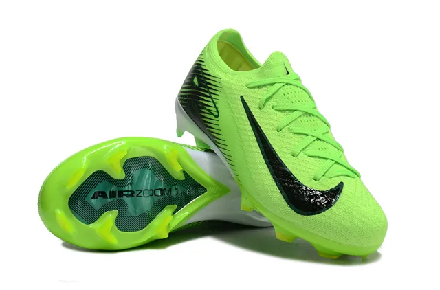 Nike Mercurial Vapor Neon Green Firm-Ground Soccer Shoes 4