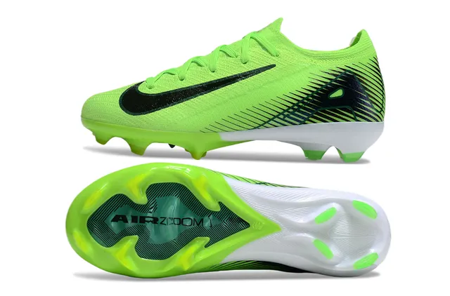 Nike Mercurial Vapor Neon Green Firm-Ground Soccer Shoes 6