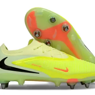 Nike Mercurial Vapor Neon Yellow Orange Firm-Ground Soccer Shoes