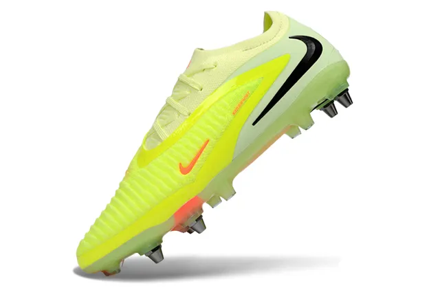 Nike Mercurial Vapor Neon Yellow Orange Firm-Ground Soccer Shoes 3