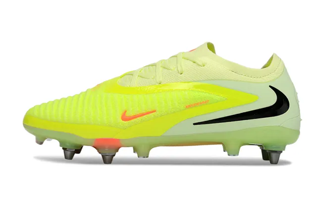 Nike Mercurial Vapor Neon Yellow Orange Firm-Ground Soccer Shoes 7