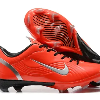 Nike Mercurial Vapor Orange Black Silver Firm-Ground Soccer Shoes