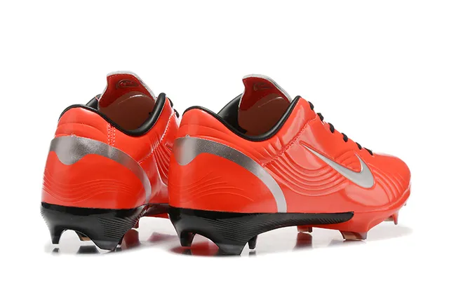 Nike Mercurial Vapor Orange Black Silver Firm-Ground Soccer Shoes 2