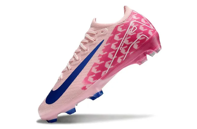 Nike Mercurial Vapor Pink and Blue Firm-Ground Soccer Shoes 3