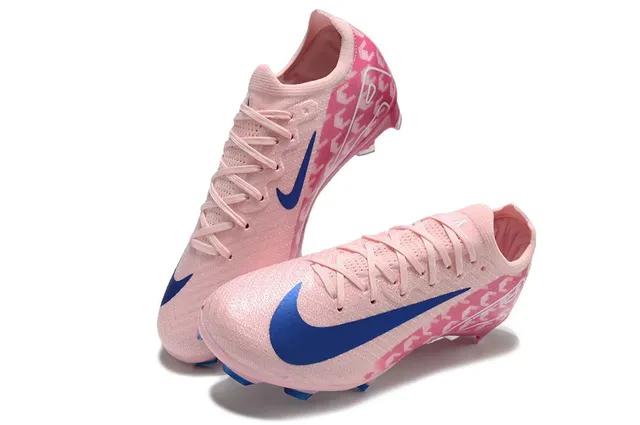 Nike Mercurial Vapor Pink and Blue Firm-Ground Soccer Shoes 5