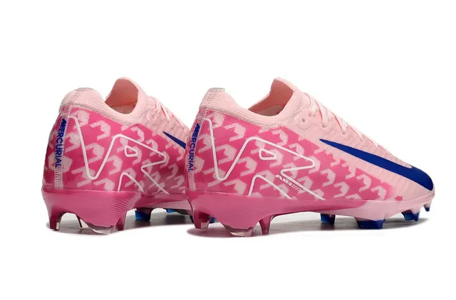 Nike Mercurial Vapor Pink and Blue Firm-Ground Soccer Shoes 7