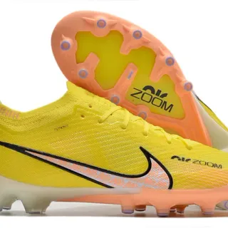 Nike Mercurial Vapor Zoom Yellow Orange Firm-Ground Soccer Shoes