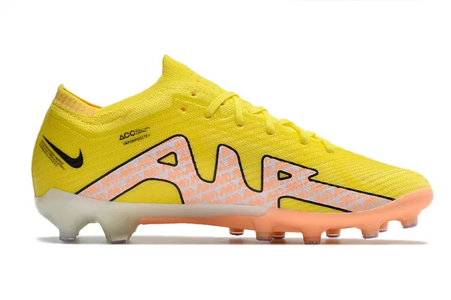 Nike Mercurial Vapor Zoom Yellow Orange Firm-Ground Soccer Shoes 7