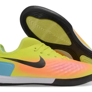 Nike Multicolor Blue Low-Top Gradient Upper Indoor Soccer Shoes