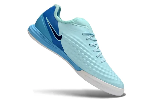Nike Multicolor Blue Low-Top Gradient Upper Indoor Soccer Shoes 2