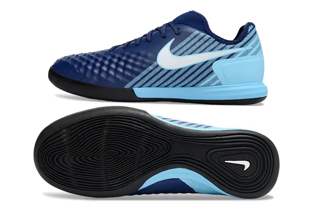 Nike Multicolor Blue Low-Top Gradient Upper Indoor Soccer Shoes 14