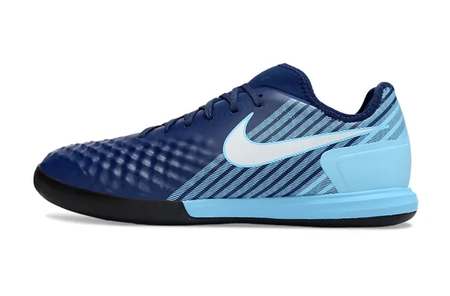 Nike Multicolor Blue Low-Top Gradient Upper Indoor Soccer Shoes 15