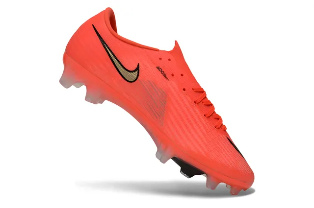Nike orange et noir Flyweave Upper Air Zoom Heel Unit Firm-Ground chaussures de football 2