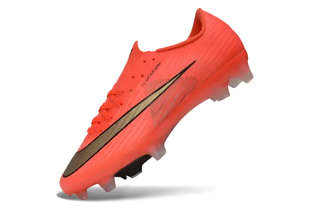 Nike orange et noir Flyweave Upper Air Zoom Heel Unit Firm-Ground chaussures de football 3