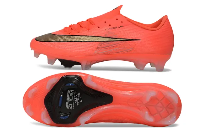 Nike orange et noir Flyweave Upper Air Zoom Heel Unit Firm-Ground chaussures de football 6