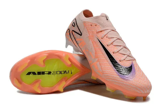 Nike Chuteira de Futebol com Upper de Knit Laranja e Preto, Colar de Ajuste Dinâmico, para Campo Firme 4