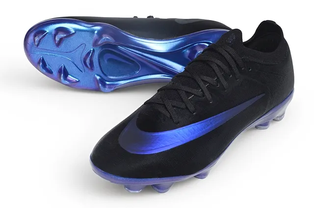 Nike Phantom GT Atomknit Black Iridescent Blue Firm-Ground Chaussures de football 3
