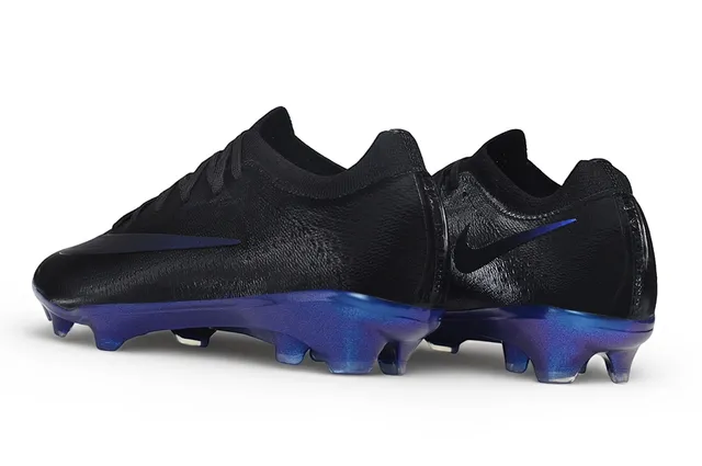 Nike Phantom GT Atomknit Black Iridescent Blue Firm-Ground Chaussures de football 4