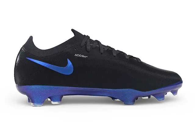 Nike Phantom GT Atomknit Black Iridescent Blue Firm-Ground Chaussures de football 5