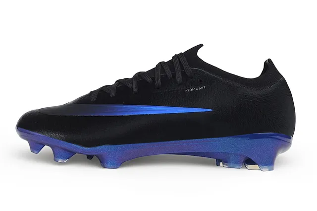 Nike Phantom GT Atomknit Black Iridescent Blue Firm-Ground Chaussures de football 6