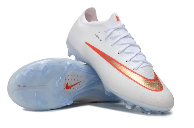 Nike Phantom GT Atomknit White Orange Gold Firm-Ground Soccer Shoes 2