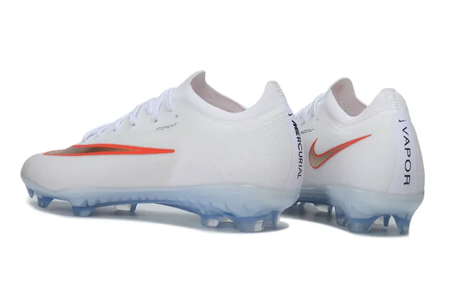 Nike Phantom GT Atomknit White Orange Gold Firm-Ground Soccer Shoes 4