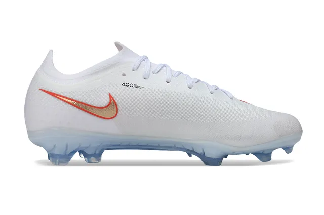 Nike Phantom GT Atomknit White Orange Gold Firm-Ground Soccer Shoes 5