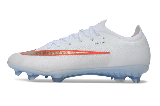 Nike Phantom GT Atomknit White Orange Gold Firm-Ground Soccer Shoes 6