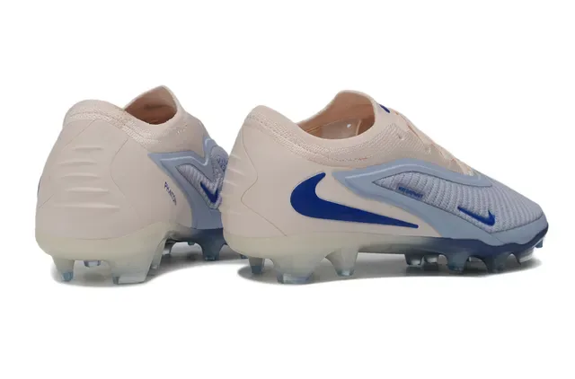 Nike Phantom GT Beige Blue Upper de Malha Cinto de Medi-pé Firm-Ground Chuteiras de Futebol 5