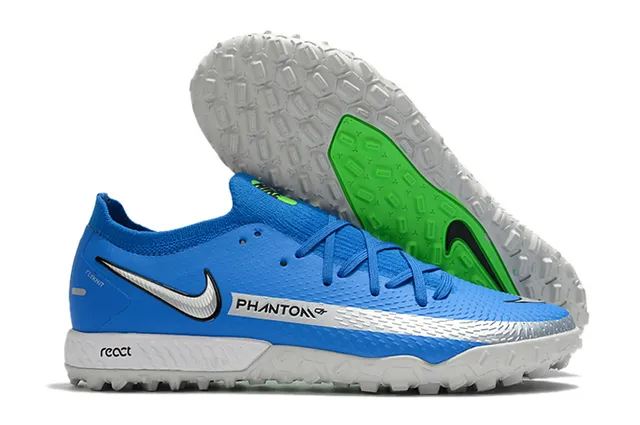 Nike Phantom GT Chaussures de Football Noir Marron Basse Coupe Tige Synthétique Panneau Cuivre Métallique Milieu Pied Turf 2