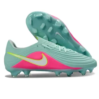 Nike Phantom GT Blue Pink Low-Cut Synthetic Upper Ribbed Texture Firm-Ground Soccer Shoes