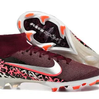 Nike Phantom GT Burgundy Camo Firm-Ground Soccer Shoes