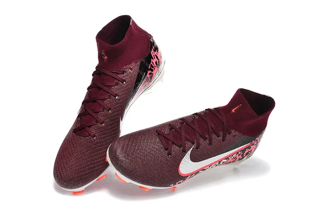 Nike Phantom GT Burgundy Camo Firm-Ground Soccer Shoes 2