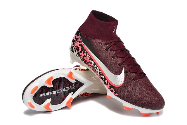 Nike Phantom GT Burgundy Camo Firm-Ground Soccer Shoes 7