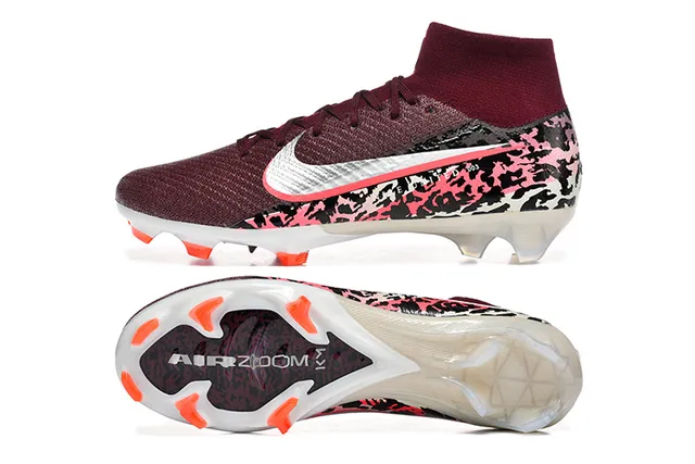 Nike Phantom GT Burgundy Camo Firm-Ground Soccer Shoes 9