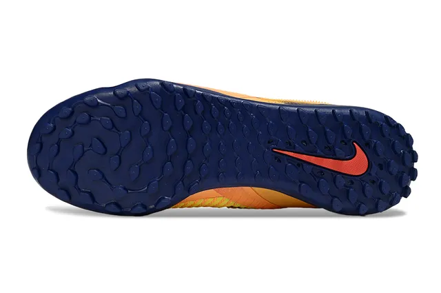 Nike Phantom GT Multicolor Navy Ajuste de calcetín Superior de tejido Ondas asimétricas Superposición Césped Zapatos de fútbol 5