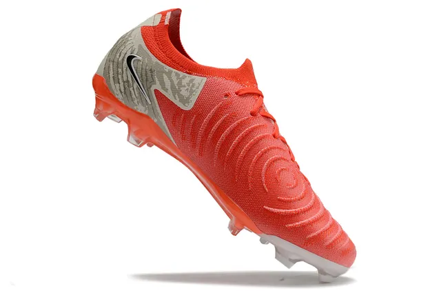 Nike Phantom GT Orange Beige Coupe-basse Collet à chaussette Terrain ferme Chaussures de Football 2