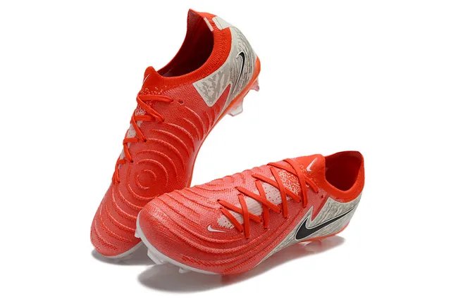 Nike Phantom GT Orange Beige Coupe-basse Collet à chaussette Terrain ferme Chaussures de Football 7