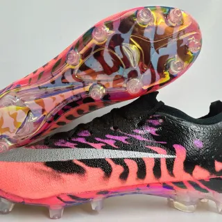 Nike Phantom GT Pink Black Low-Cut Synthetic Upper Firm-Ground Soccer Shoes