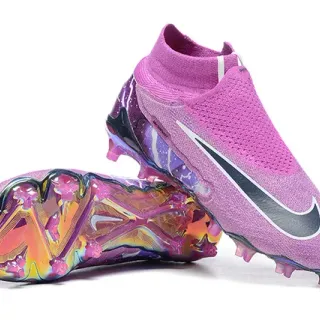 Nike Phantom GT Pink Iridescent Firm-Ground Soccer Shoes