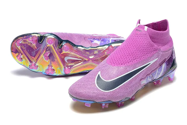 Nike Phantom GT Pink Iridescent Firm-Ground Soccer Shoes 6