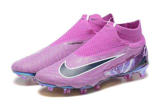Nike Phantom GT Pink Iridescent Firm-Ground Soccer Shoes 7