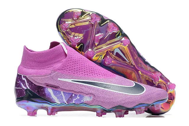 Nike Phantom GT Pink Iridescent Firm-Ground Soccer Shoes 8